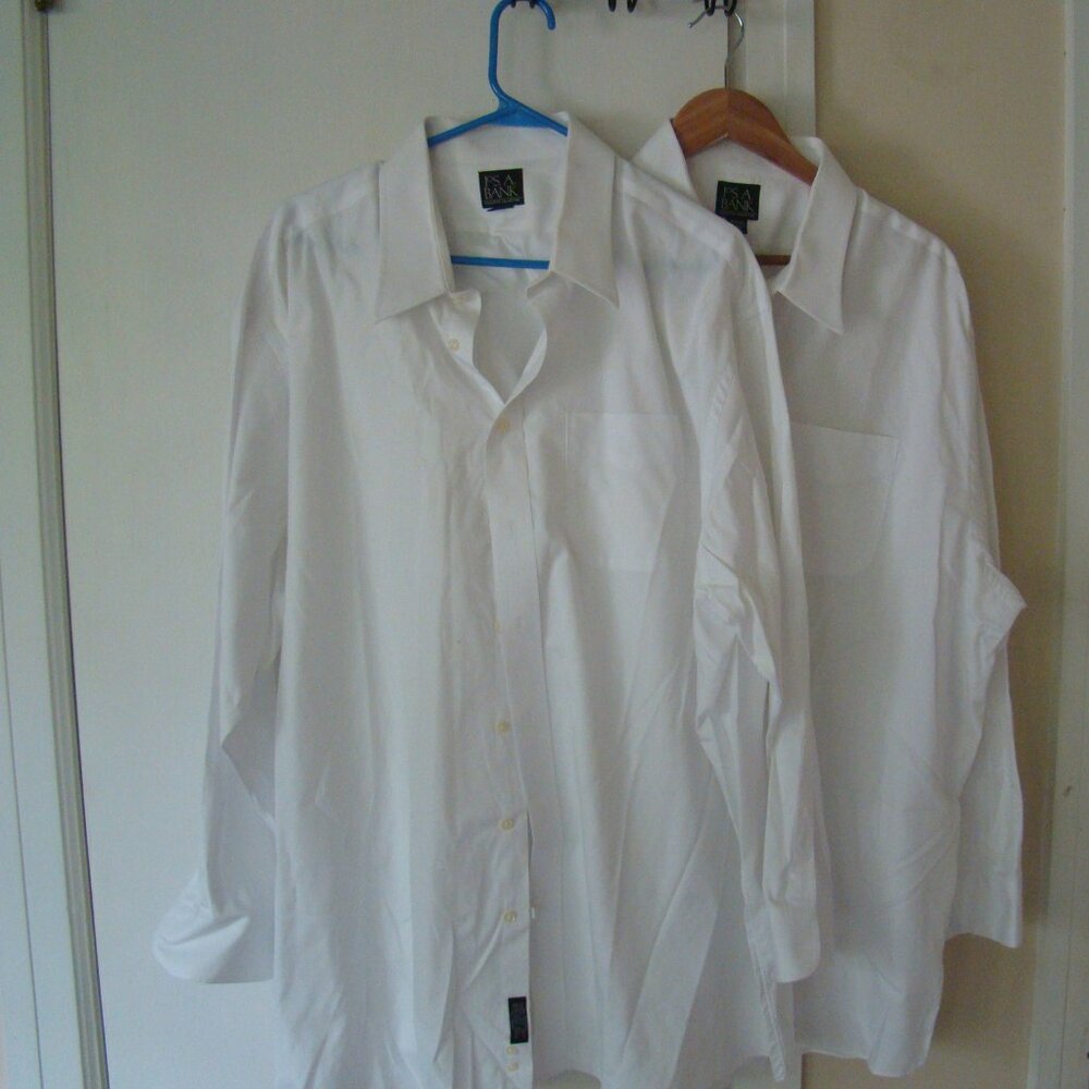 Jos.A.Bank 18 2/1-34 Dress Shirts (100% cotton pinpoint)